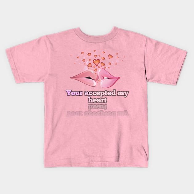 Happy valentine day Kids T-Shirt by Event4designs